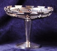 Lot 28 - An early 20th century silver pedestal comport,...