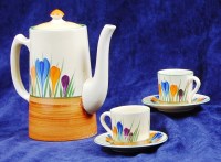 Lot 75 - A Clarice Cliff painted and glazed pottery...