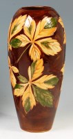Lot 99 - A modern Moorcroft Chestnut Leaves pottery...