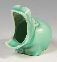Lot 82 - A Clarice Cliff pale green glazed pottery...