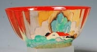 Lot 135 - A Clarice Cliff Forest Glen Pattern bowl,...