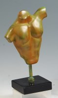 Lot 219 - A contemporary green patinated metal model of...