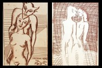 Lot 305 - Dominic Fels (1920-1984) - Devil lovers and...
