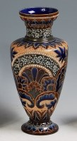 Lot 236 - A Doulton Lambeth pedestal stoneware vase,...