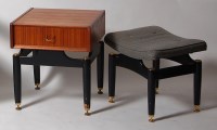 Lot 365 - A G-Plan teak single drawer bedside table,...