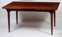 Lot 381 - A Danish 1960s rosewood drawleaf dining table,...