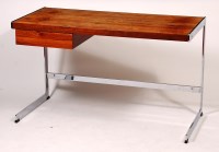 Lot 413 - A Merrow Associates 1960s rosewood and chrome...