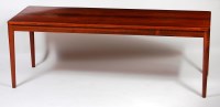 Lot 402 - A 1960s Danish rosewood coffee table, of...