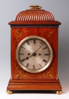 Lot 920 - A late 19th century mahogany and brass inlaid...