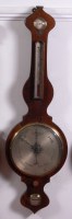 Lot 925 - A circa 1830 rosewood four dial wheel...