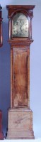 Lot 930 - An early 18th century walnut cased longcase...