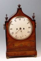 Lot 931 - A Regency mahogany cased and brass inlaid...