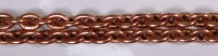 Lot 637 - A 9ct gold oval link watch chain with T bar,...