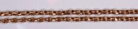 Lot 638 - A 9ct gold belcher link long guard chain,...