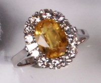 Lot 647 - A contemporary 18ct white gold, yellow...