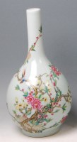 Lot 808 - A Chinese famille vert bottle vase, mid 20th...