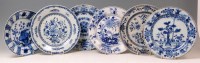 Lot 815 - Six various Chinese export plates, 18th /19th...