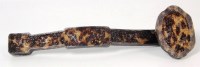 Lot 817 - A late 19th century Chinese tortoiseshell Ruyi...