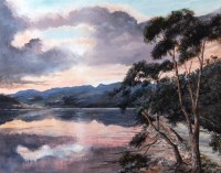 Lot 887 - Clive Madgwick (1934-2005) - Cumbrian lake at...