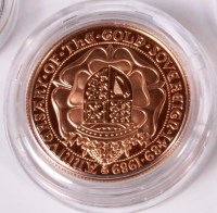 Lot 716 - A 500th anniversary gold proof double...