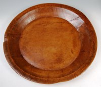 Lot 759 - A large 18th/19th century treen platter,...