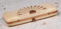 Lot 787 - A Victorian ivory and yellow gold inlaid...