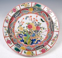 Lot 806 - A 19th century Chinese famille rose charger,...