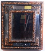 Lot 977 - A 19th century Continental wall mirror, in the...