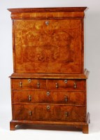 Lot 1000 - An early 18th century and later walnut...