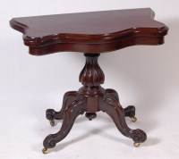 Lot 1015 - An early Victorian mahogany serpentine front...