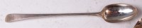 Lot 573 - A circa 1760 silver gravy spoon, in the Old...