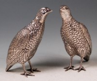 Lot 605 - A pair of late 19th century Dutch silver...