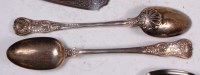 Lot 609 - A pair of George IV silver serving spoons, in...