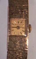 Lot 665 - A Beuche Girod 9ct gold ladies dress watch,...