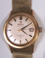 Lot 707 - A gents 18ct gold Omega Constellation...