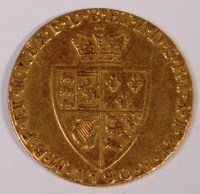 Lot 738 - A George III gold spade guinea, 1790, 8.4g