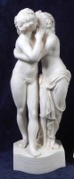 Lot 549 - A Victorian Parian figure group 'The Lovers',...