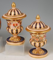 Lot 559 - A pair of 19th century Davenport porcelain...