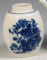 Lot 584 - A mid 18th century Worcester porcelain tea...