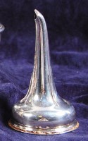 Lot 618 - An early 19th century silver wine funnel, of...