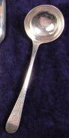 Lot 642 - A George III silver sauce ladle, in the Old...