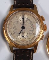 Lot 716 - A Breitling 18ct gold cased gents chronograph,...