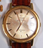 Lot 717 - An Omega Constellation gold cased gents...