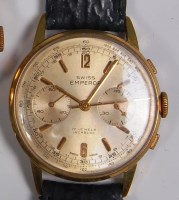 Lot 727 - A Swiss Emperor gents chronograph, having...