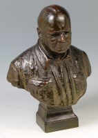 Lot 751 - Albert Toft (Scottish 1862-1949) - A bronzed...