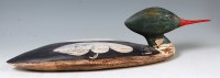 Lot 756 - Guy Taplin (b.1939) Merganser duck, painted...