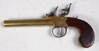 Lot 772 - An early 19th century flintlock pistol by P...