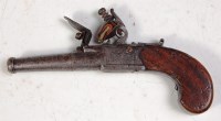 Lot 774 - A late 18th century flintlock pistol by...