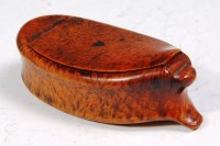 Lot 803 - A 19th century burr wood and tortoiseshell...