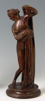 Lot 808 - A late 19th century Italian bronze standing...